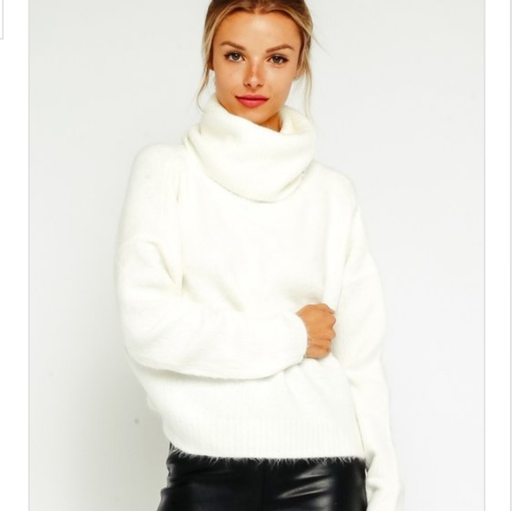 Fuzzy Ivory sweater